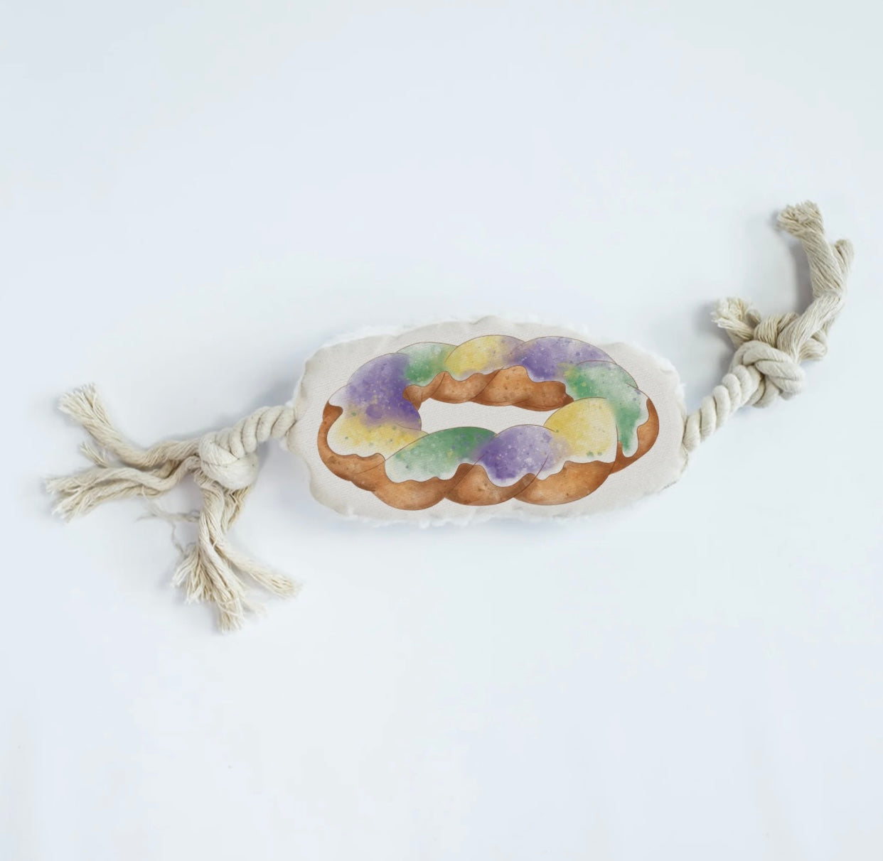 King Cake Rope Dog Toy