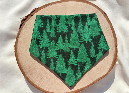 Green Trees Over The Collar Bandana